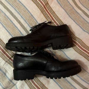 Vagabond Black Leather Loafers